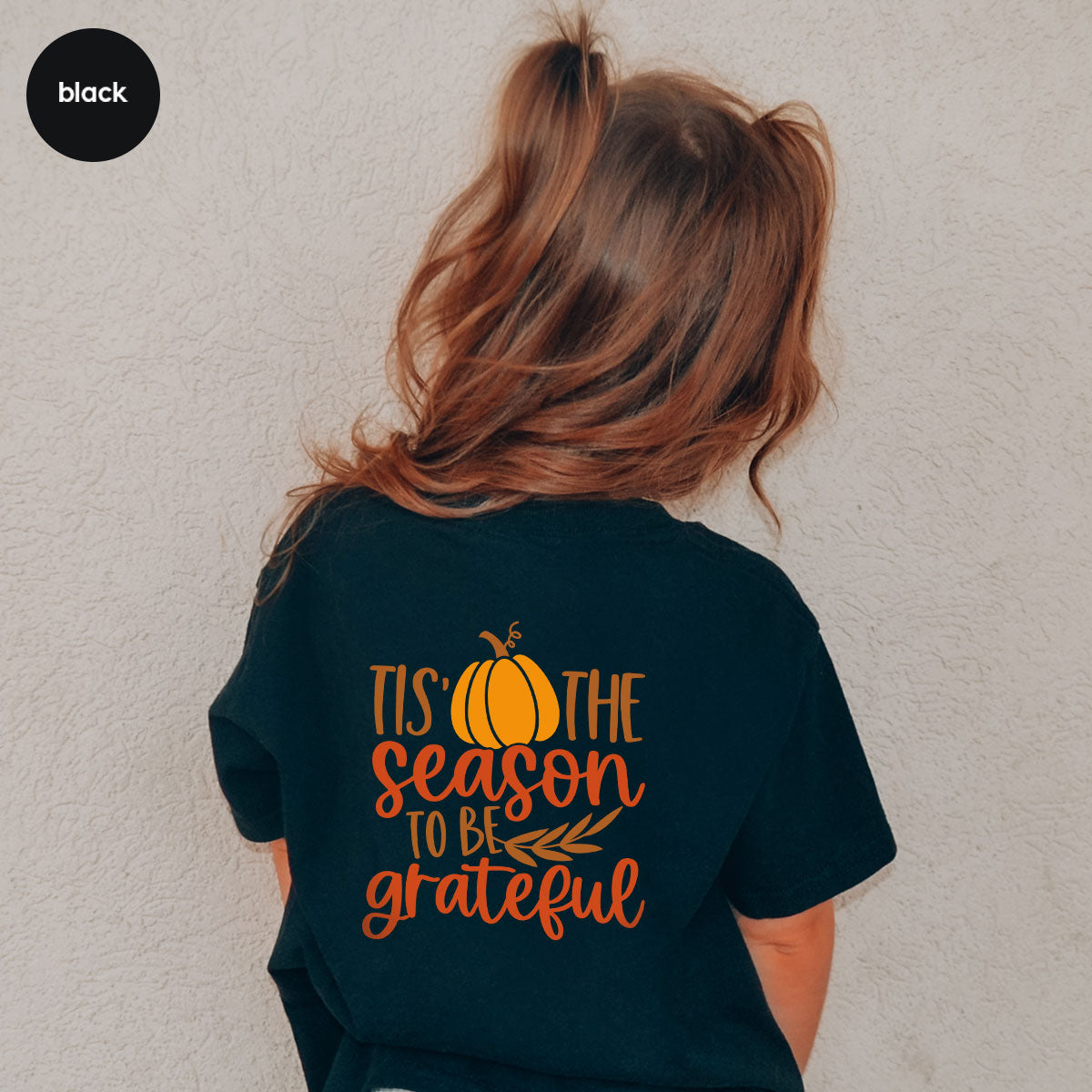 Fall T-Shirt, Autumn Crewneck Sweatshirt, Thanksgiving product image 7