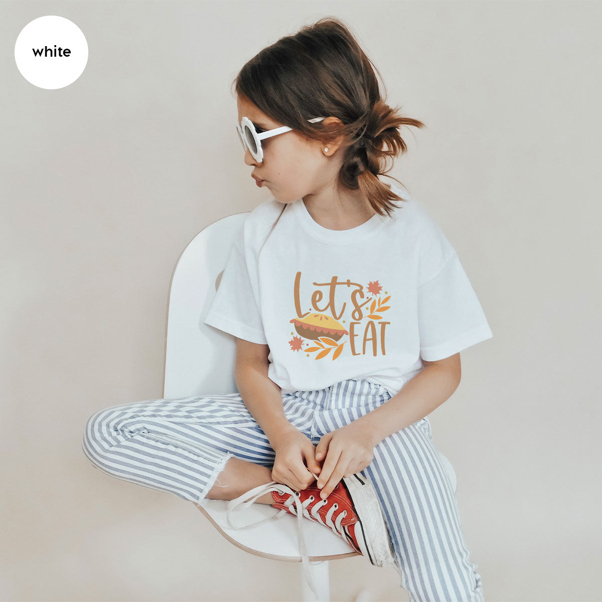 Funny Thanksgiving Shirts, Pumpkin Pie Graphic Tees, Fall product image 32