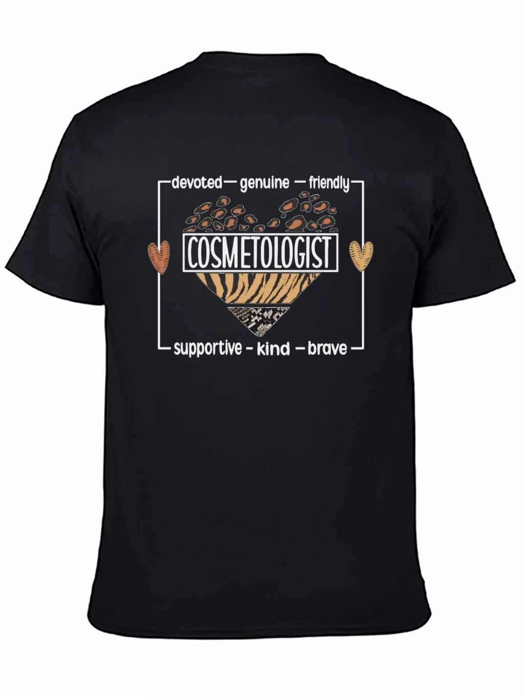Cosmetologist T-Shirt - Devoted Genuine Friendly product image 2