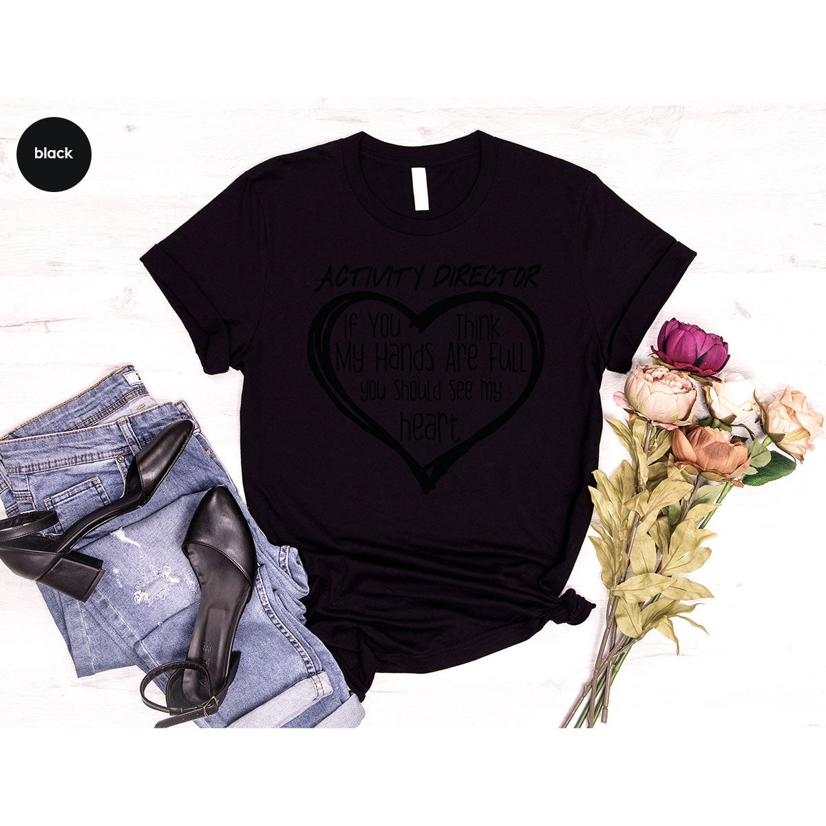 Activity Director Shirt, Love Heart Gift For Couples product image 97