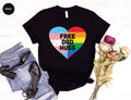 Free Dad Hugs Shirt, LGBT Pride T-Shirt product image 1