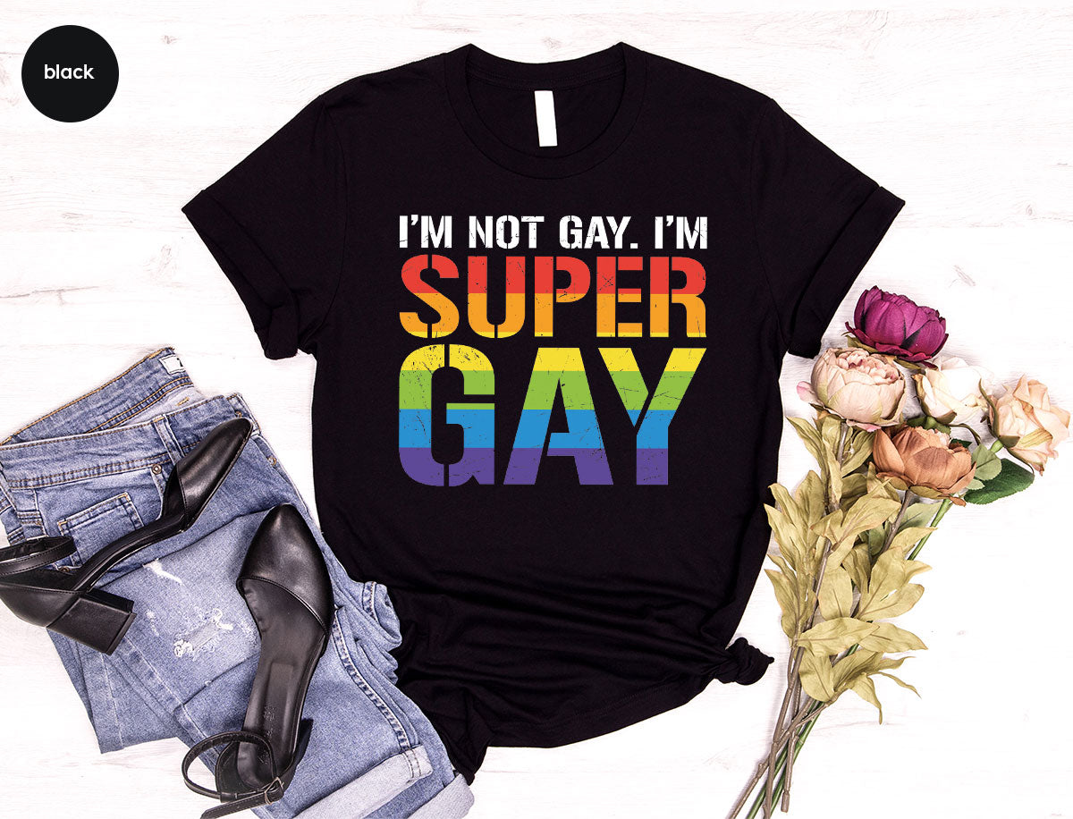 Super Gay Shirt, LGBT Power T-Shirt, Tee product image 114