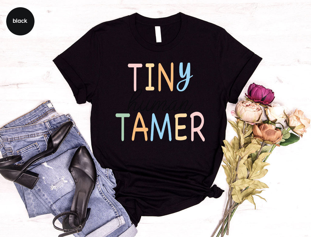 Teacher Shirt, Tiny Human Tamer, Kindergarten Preschool product image 70