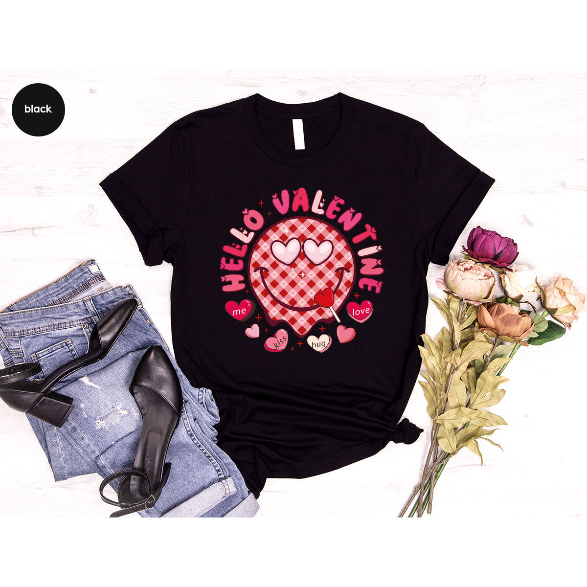 Hello Valentine Shirt, Valentine's Day Love Gift for My product image 97