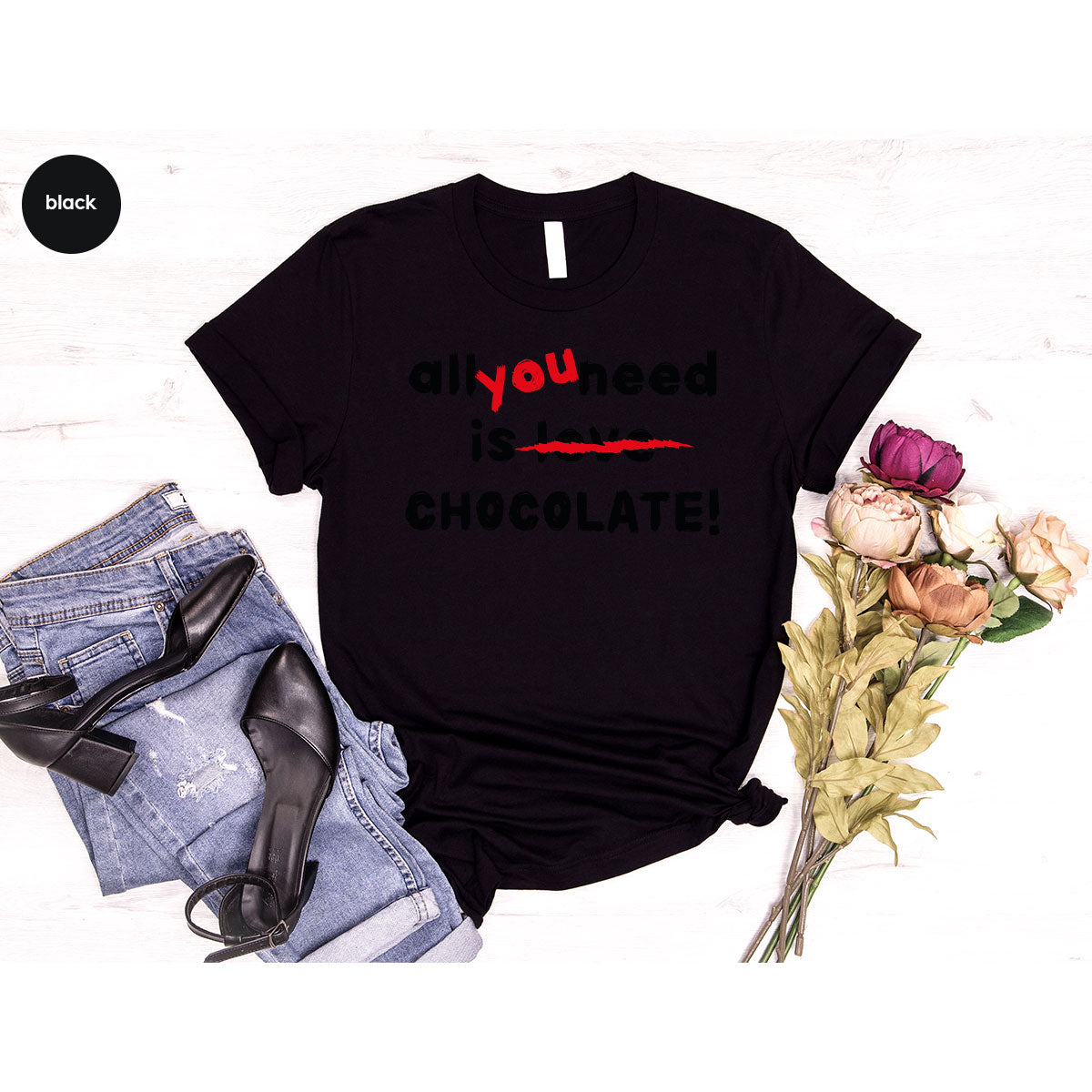 Anti Love Shirt, Chocolate T-Shirt, Valentine's Day product image 1