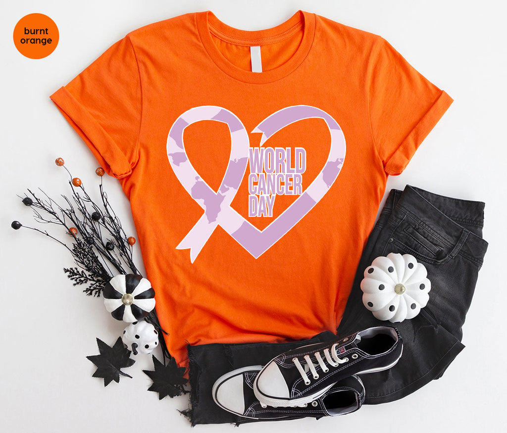 World Cancer Day Gift, T-Shirt, Support Shirt product image 8