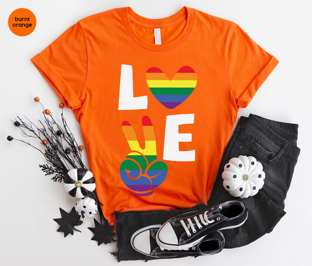 LGBT Love Shirt, Rainbow Glory T-Shirt, Pride Tee product image 2