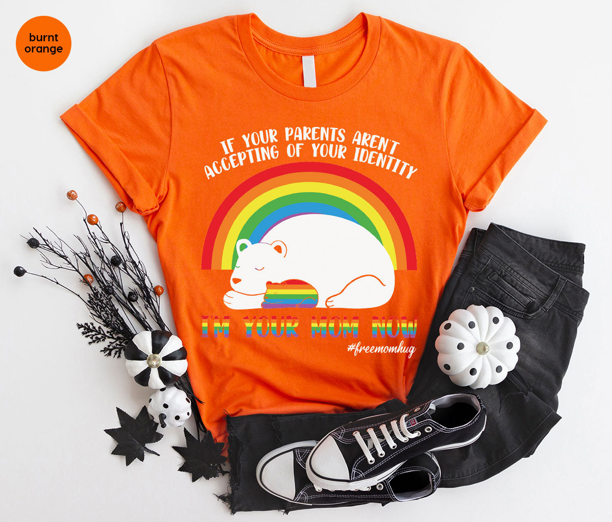 I'm Your Mom Now T-Shirt, Cute LGBT Glory Tee product image 2