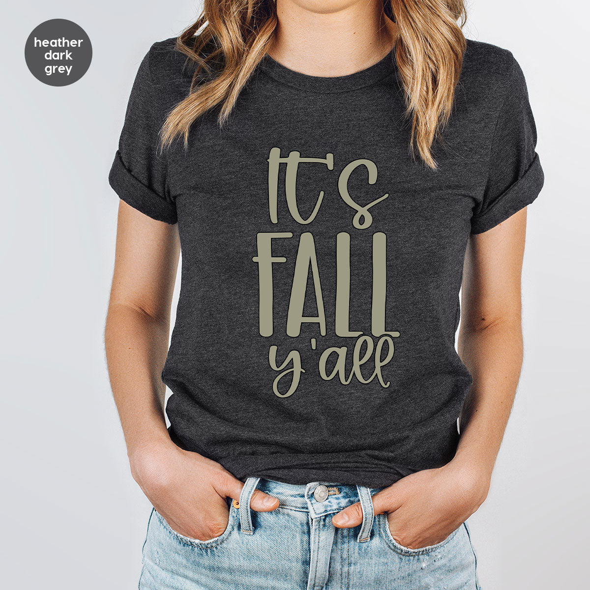 Fall Crewneck Sweatshirt, Its Yall T-Shirt, Gifts, for Her product image 38