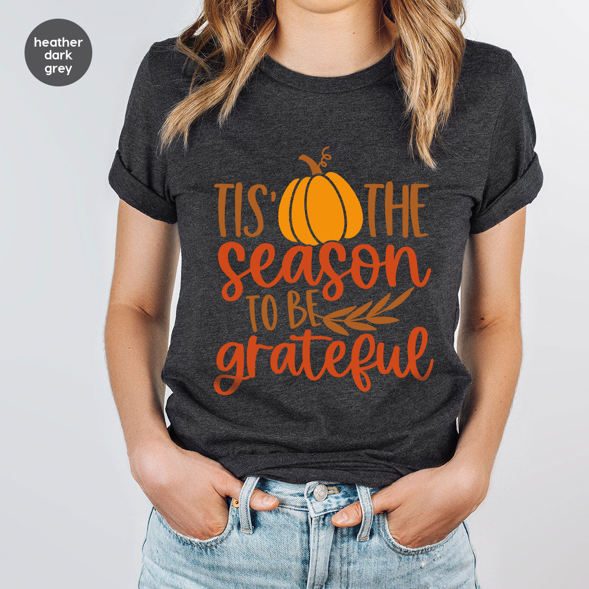 Fall T-Shirt, Autumn Crewneck Sweatshirt, Thanksgiving product image 38