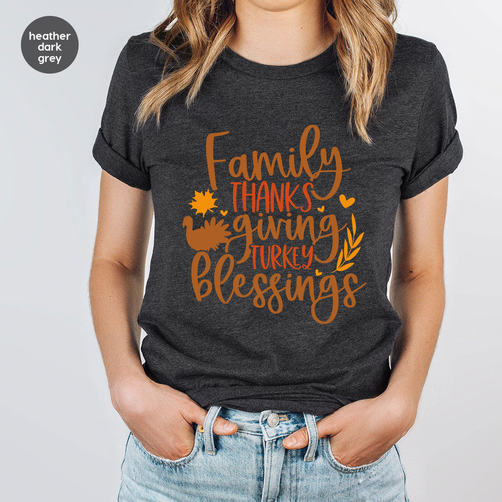 Family Thanksgiving Shirts, Gifts for Autumn Crewneck product image 36