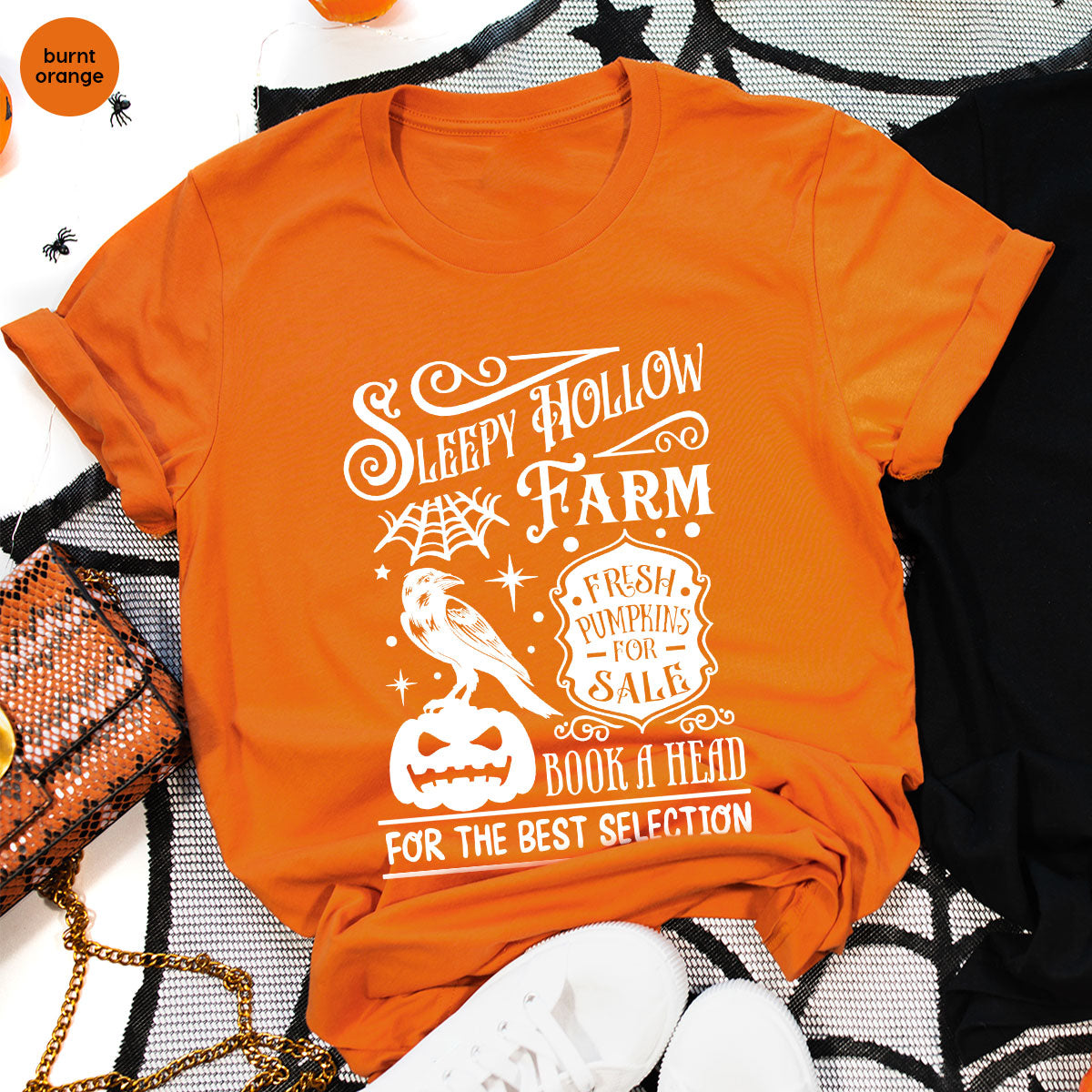 Halloween Sweatshirt, Farmer Outfit, Pumpkin Shirt, Spooky product image 35