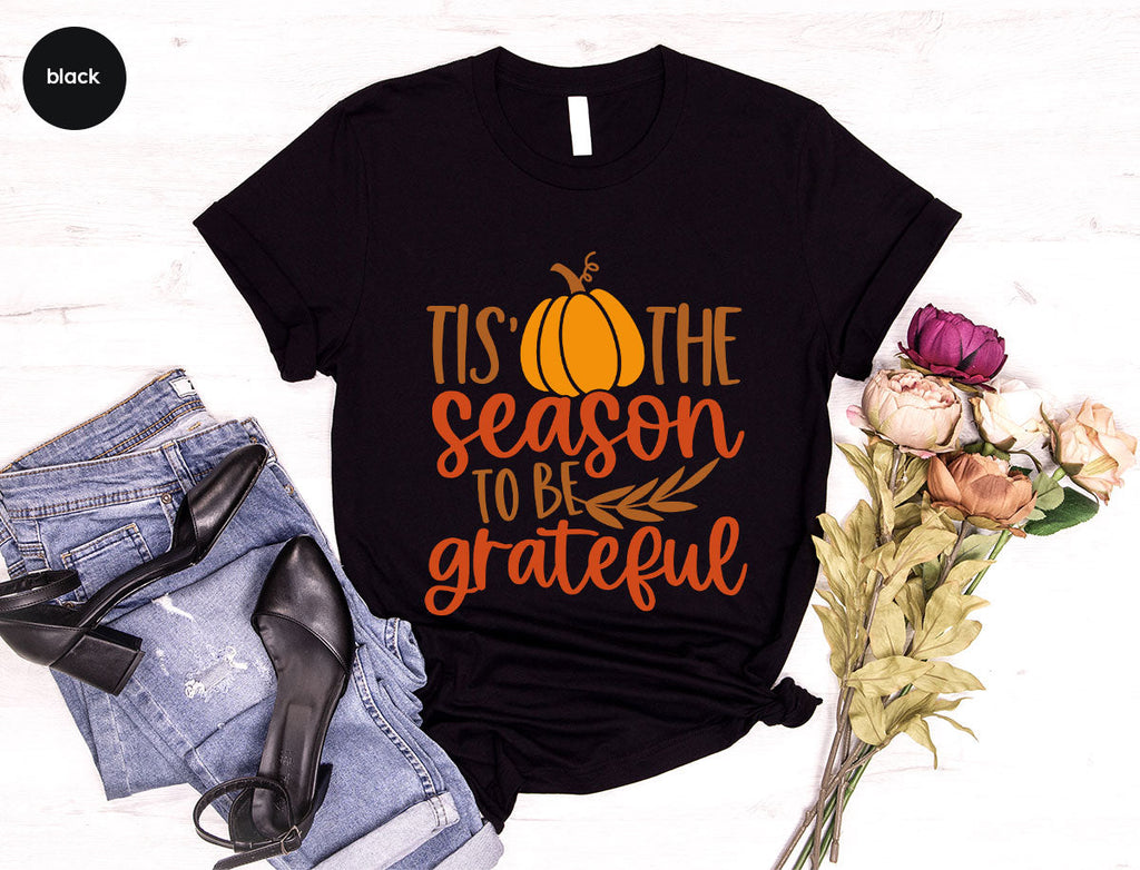 Fall T-Shirt, Autumn Crewneck Sweatshirt, Thanksgiving product image 34