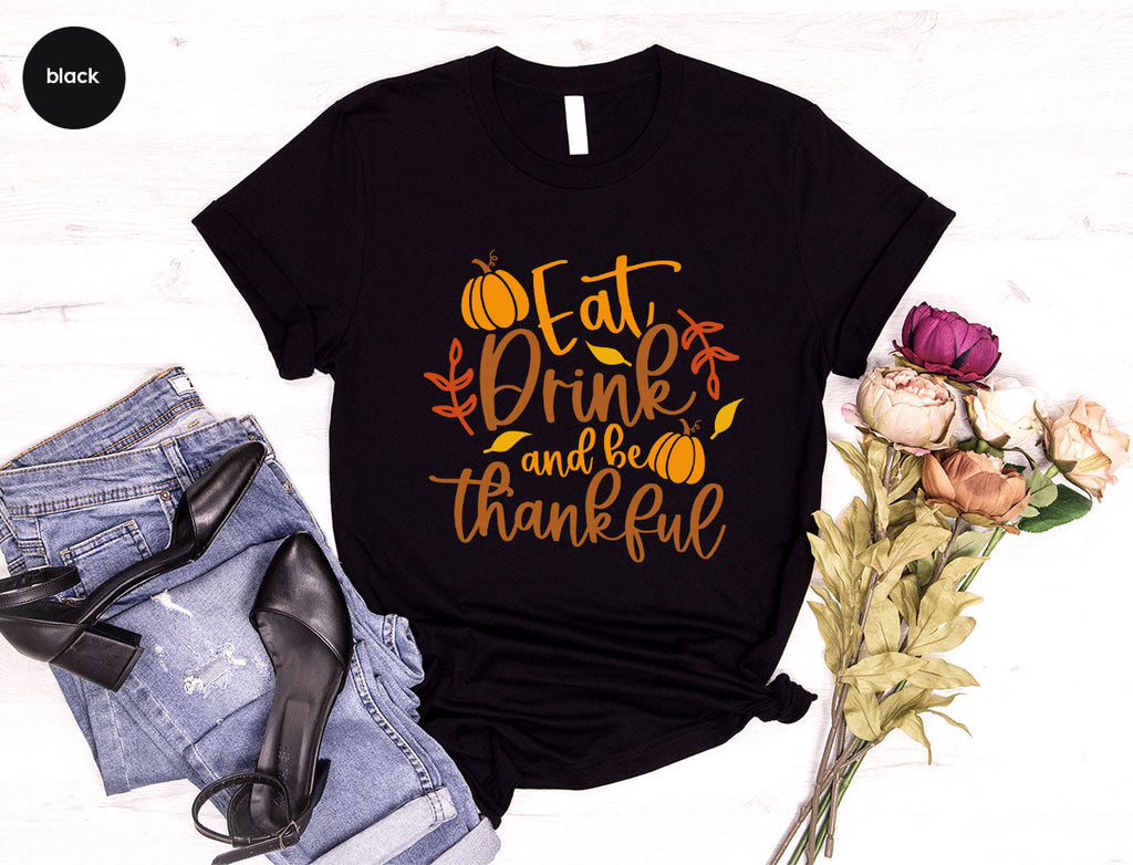 Cute Pumpkin T-Shirt, Fall Graphic Tees, Thankful Gifts product image 2