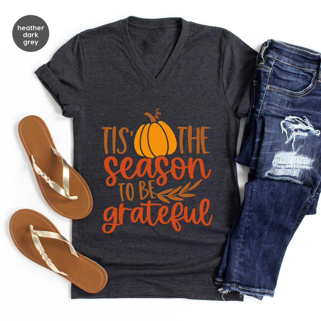 Fall T-Shirt, Autumn Crewneck Sweatshirt, Thanksgiving product image 39