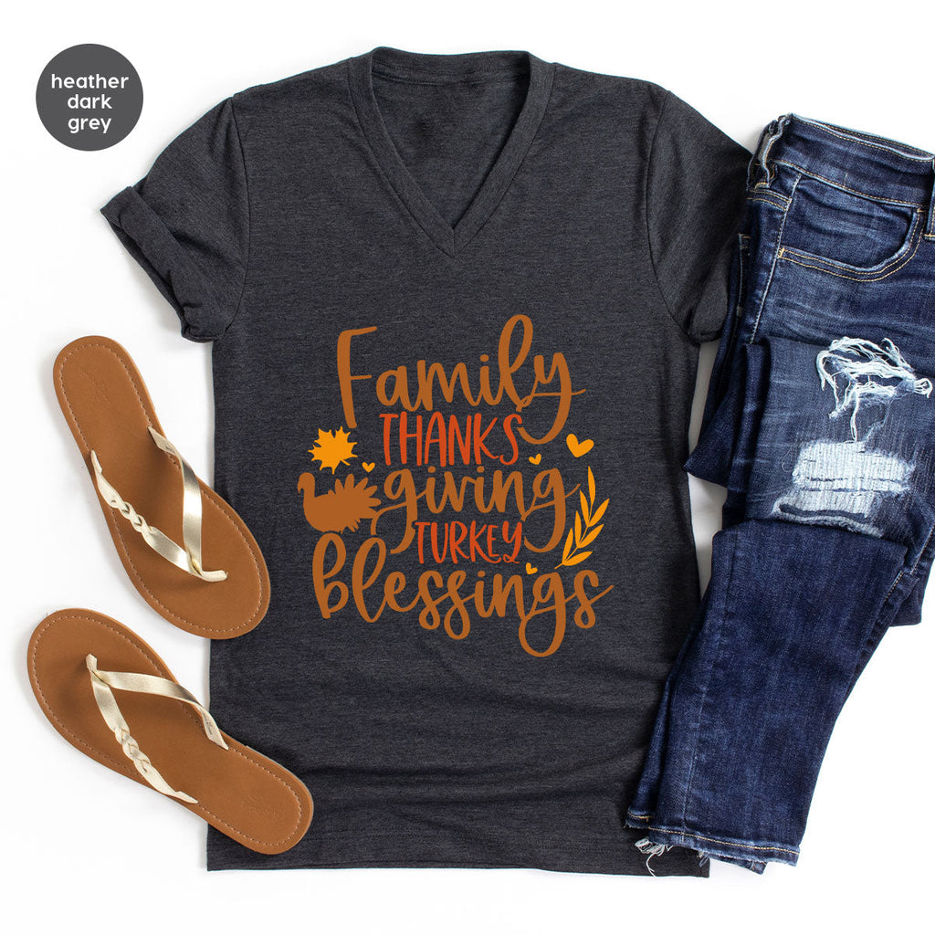 Family Thanksgiving Shirts, Gifts for Autumn Crewneck product image 37