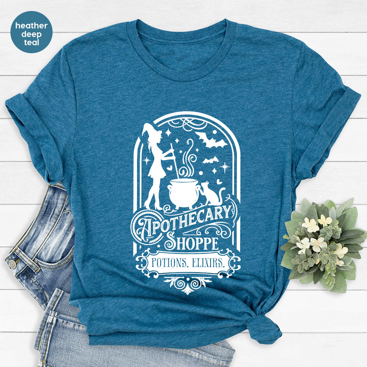 Funny Witch Shirt, Halloween Party Tshirt, Apothecary product image 40