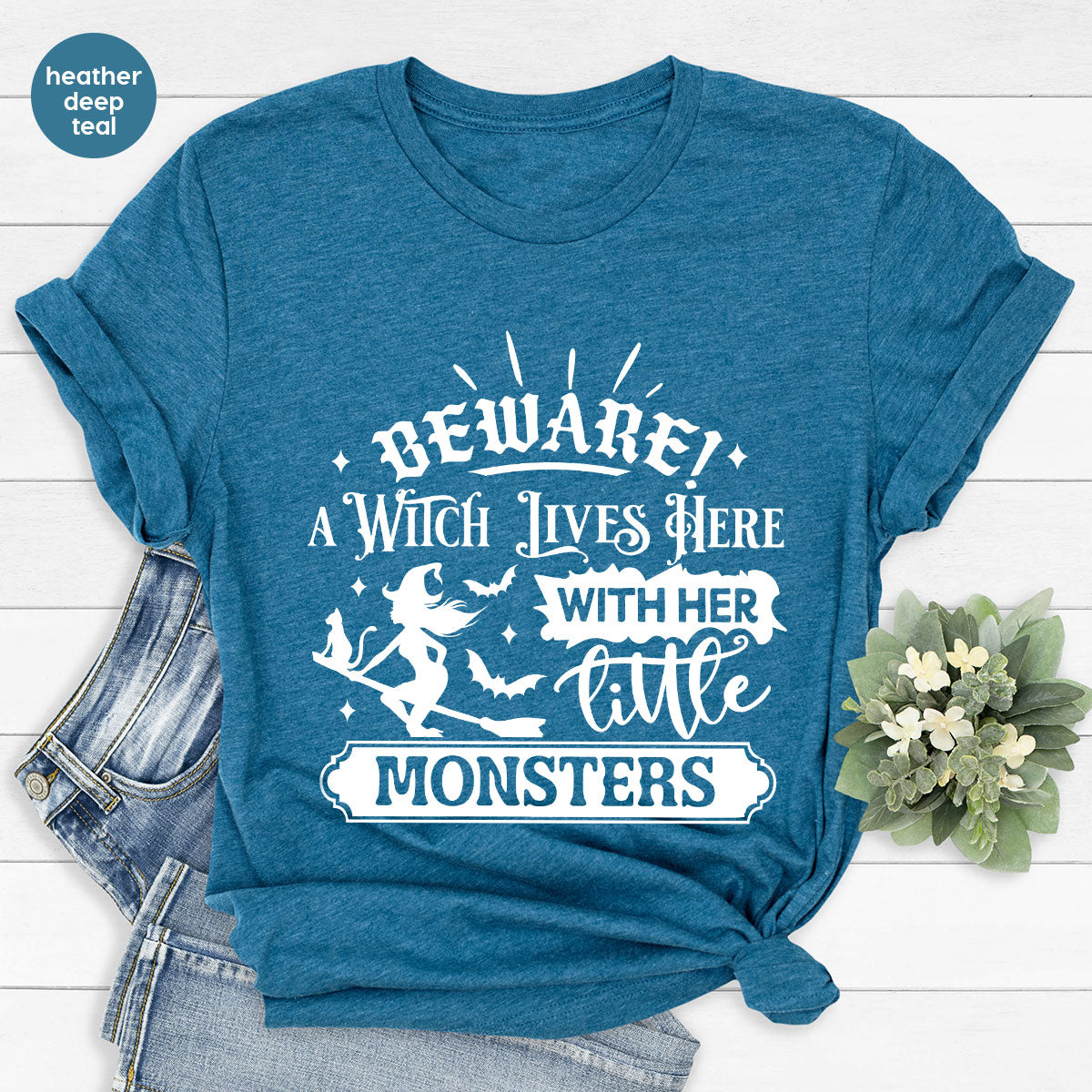 Funny Halloween Tshirts, Witch Shirt, Party Tshirt, Witchy product image 38