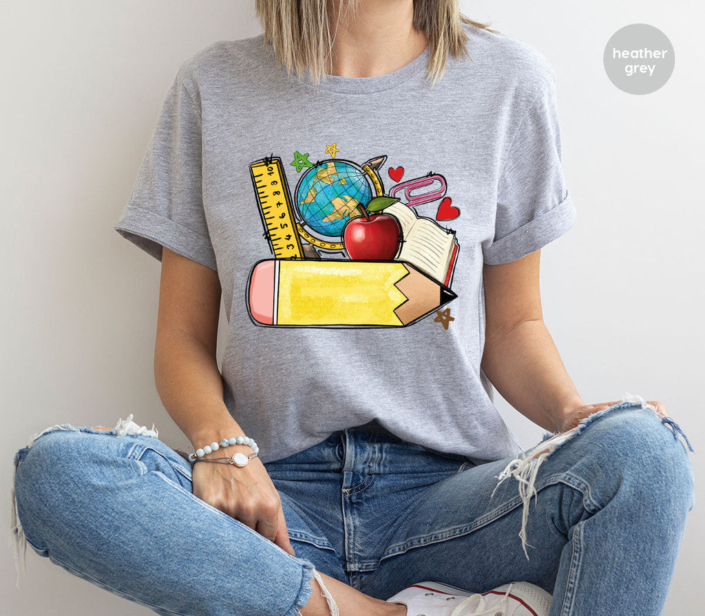 Funny Students Clothing, First Day of School Shirt, New product image 35
