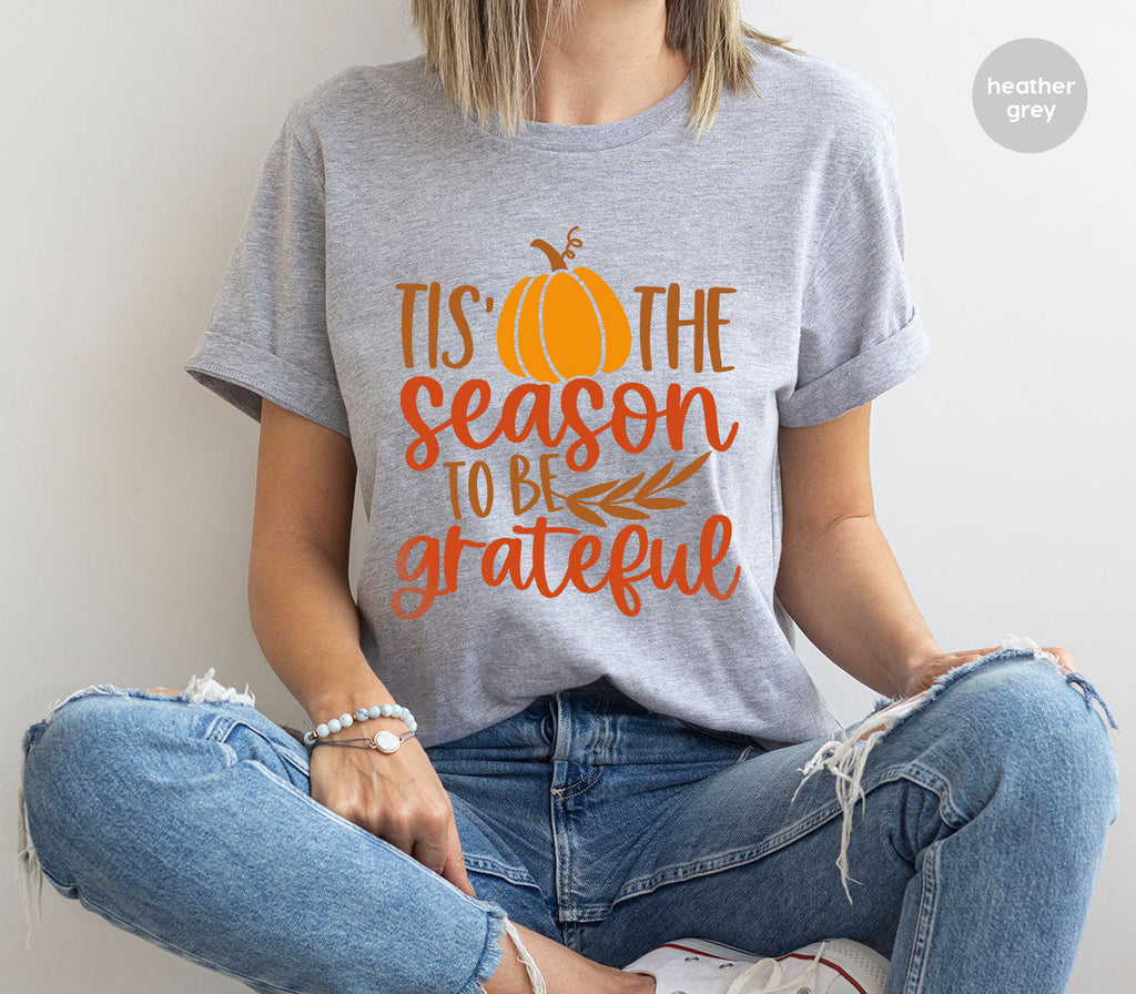 Fall T-Shirt, Autumn Crewneck Sweatshirt, Thanksgiving product image 41