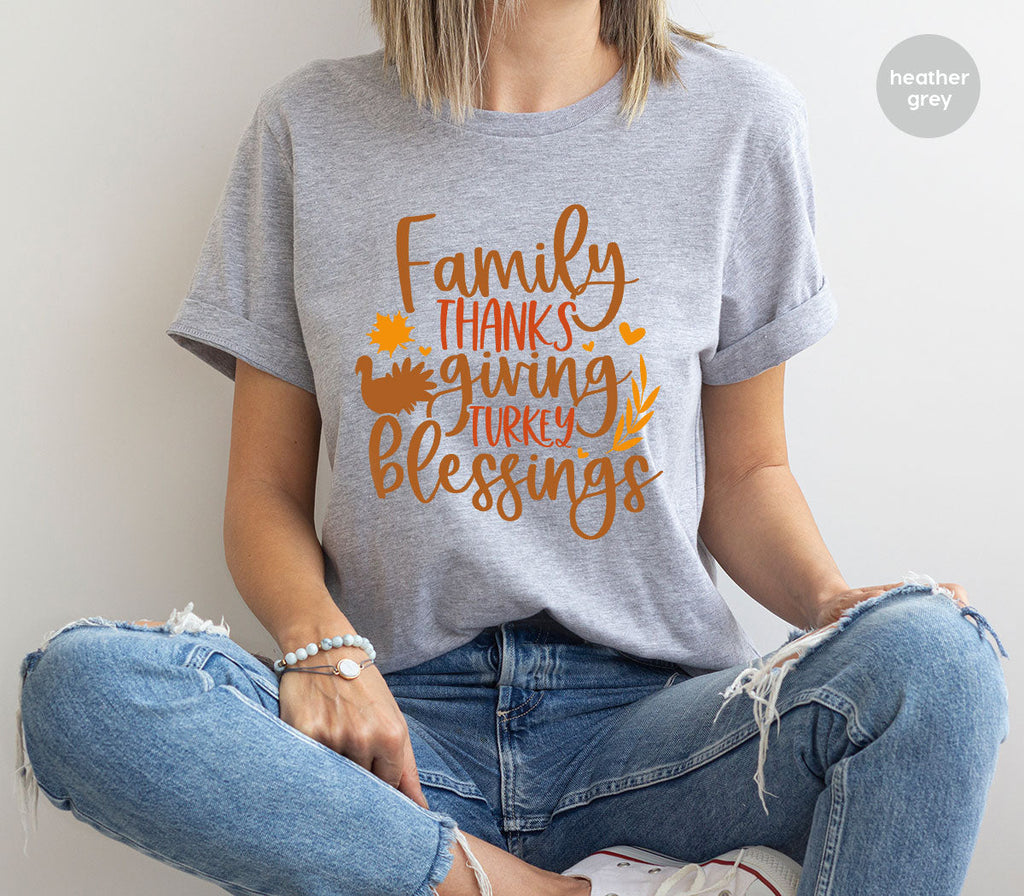 Family Thanksgiving Shirts, Gifts for Autumn Crewneck product image 39