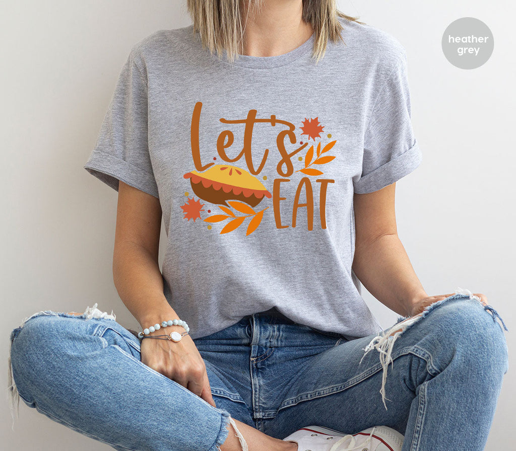 Funny Thanksgiving Shirts, Pumpkin Pie Graphic Tees, Fall product image 41