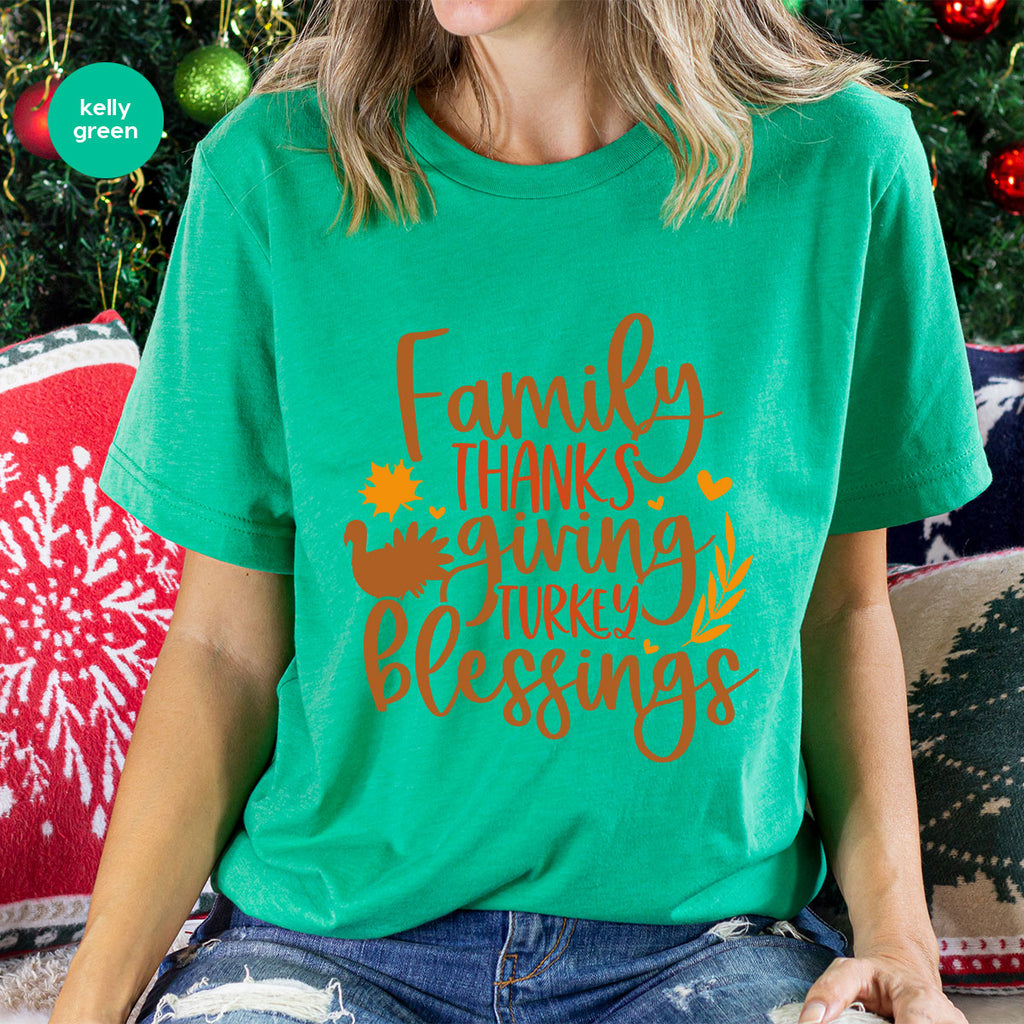 Family Thanksgiving Shirts, Gifts for Autumn Crewneck product image 41