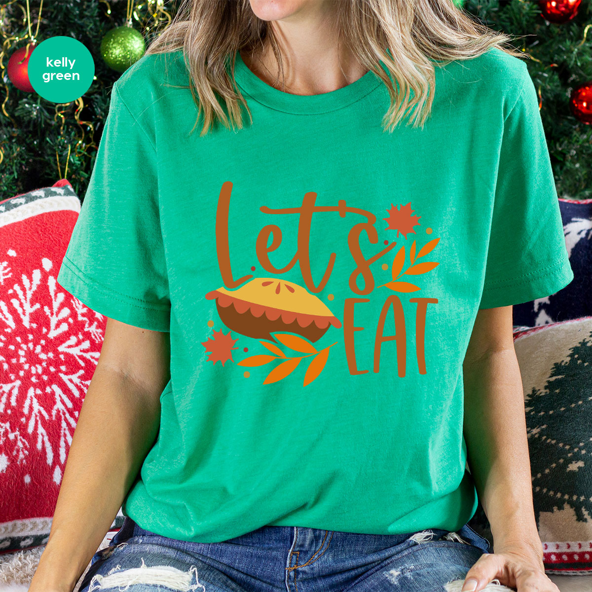 Funny Thanksgiving Shirts, Pumpkin Pie Graphic Tees, Fall product image 1