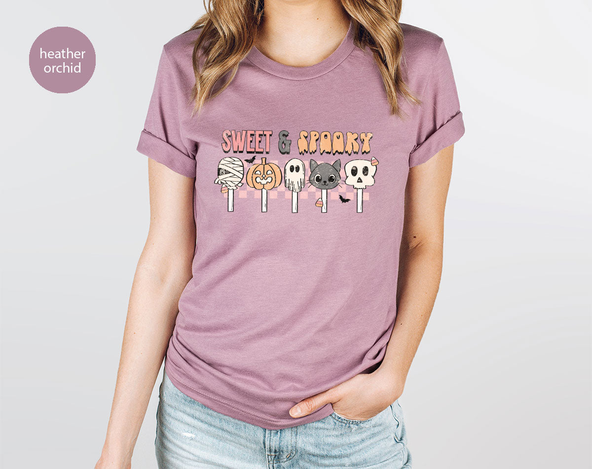 Retro Pumpkin T Shirt, Vintage Cat T-Shirt, Sweet Toddler product image 39