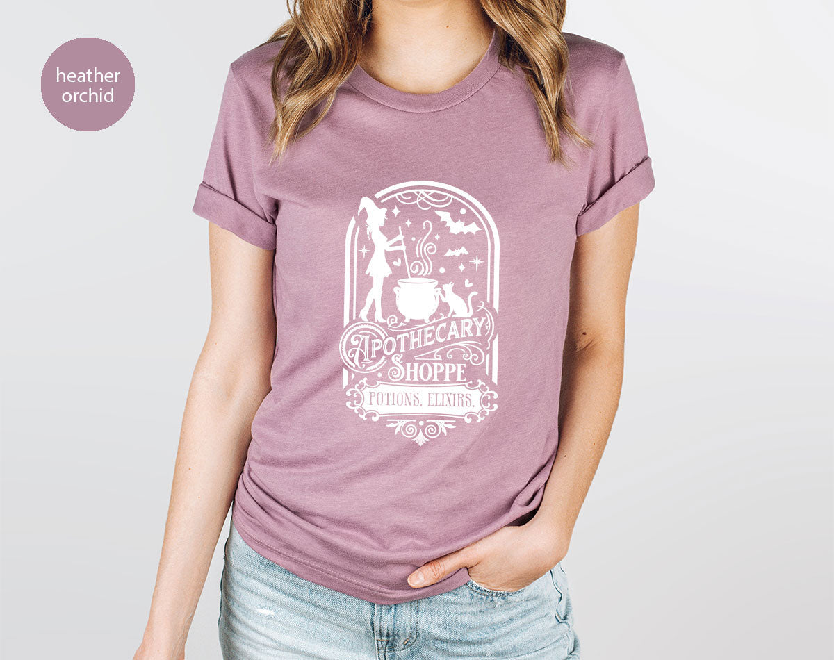 Funny Witch Shirt, Halloween Party Tshirt, Apothecary product image 44