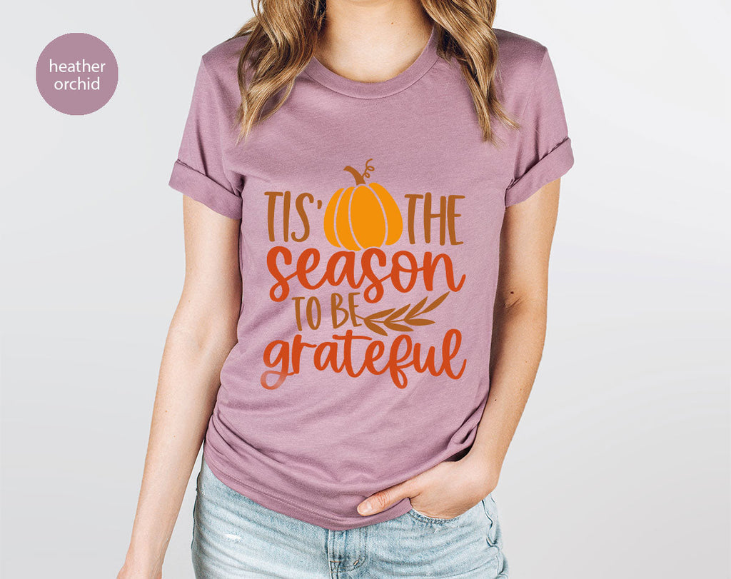 Fall T-Shirt, Autumn Crewneck Sweatshirt, Thanksgiving product image 44