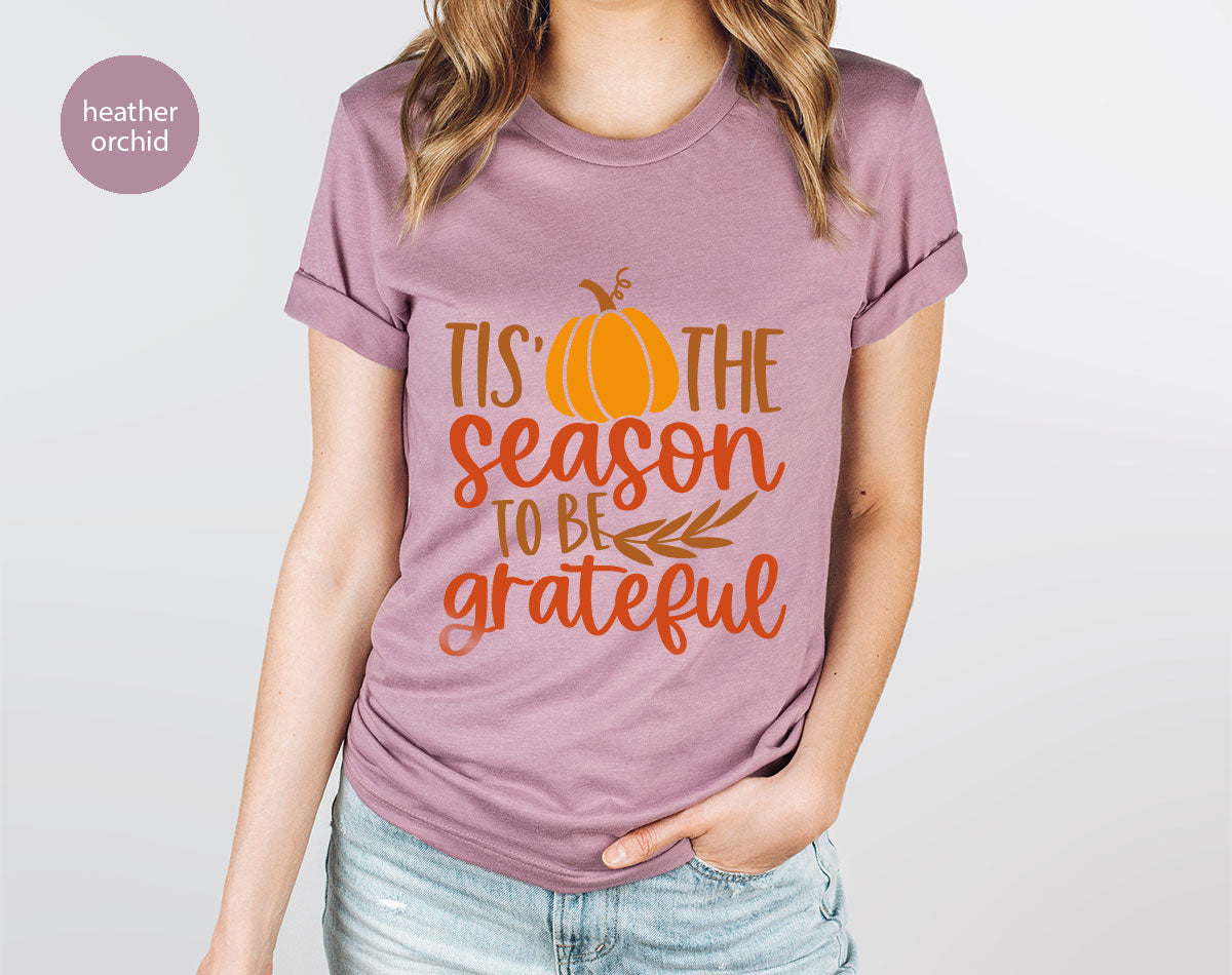 Fall T-Shirt, Autumn Crewneck Sweatshirt, Thanksgiving product image 44