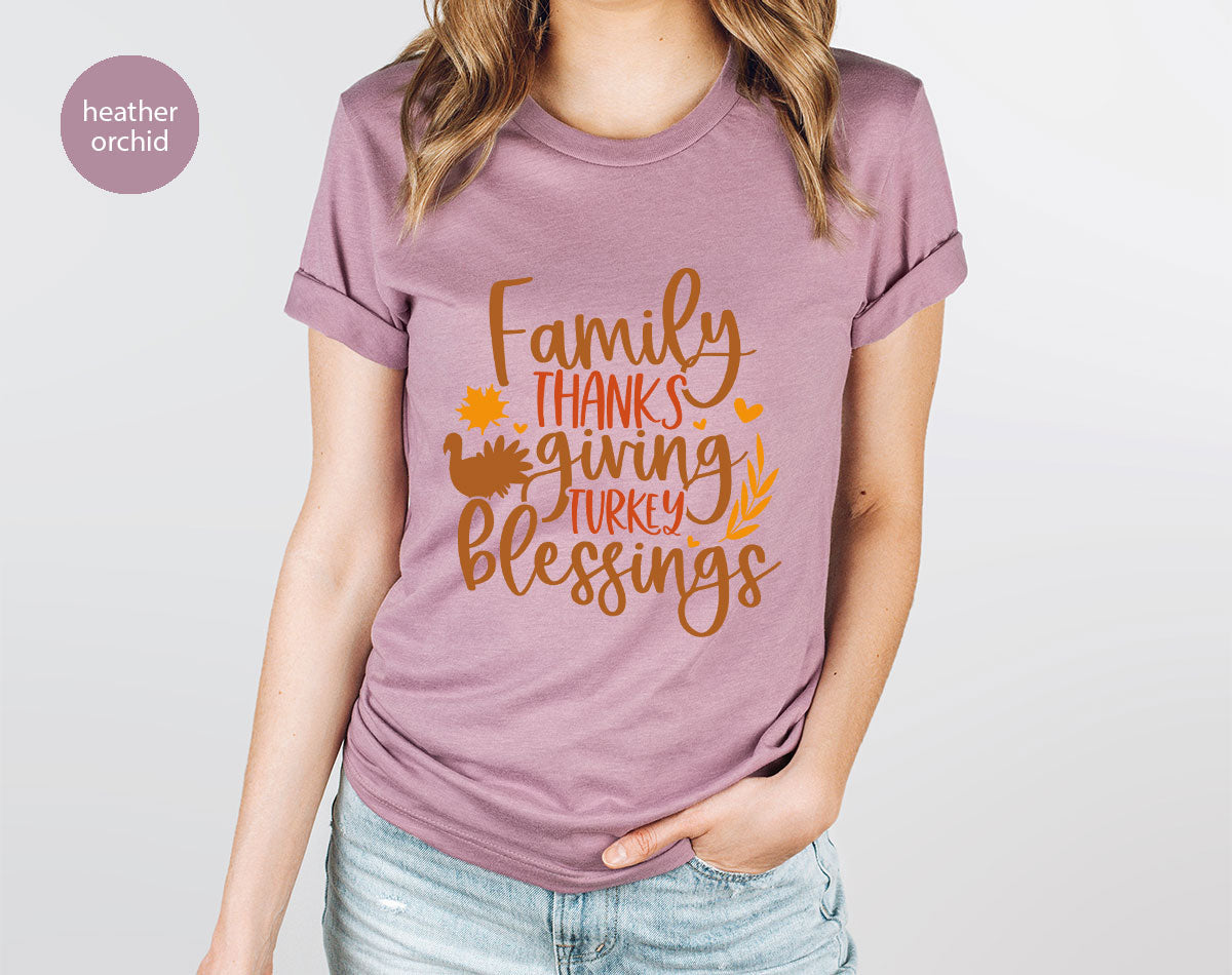 Family Thanksgiving Shirts, Gifts for Autumn Crewneck product image 42