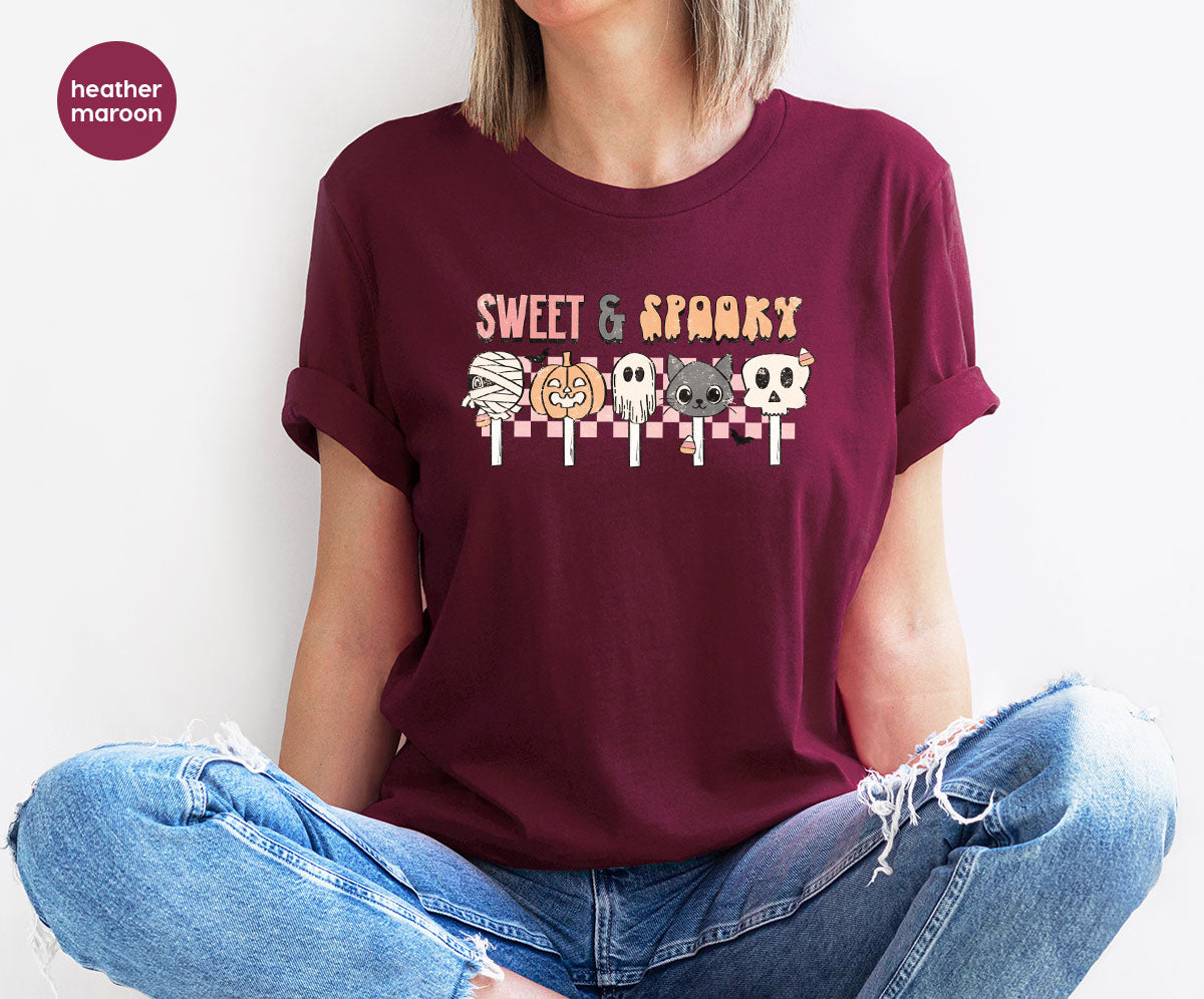 Retro Pumpkin T Shirt, Vintage Cat T-Shirt, Sweet Toddler product image 40
