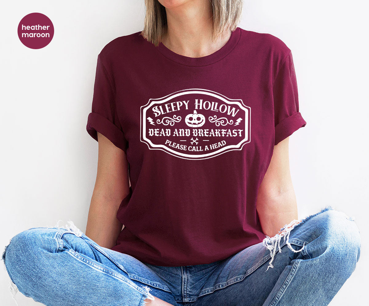 Halloween Sweatshirt, Pumpkin Graphic Tees, Funny Farmer product image 5