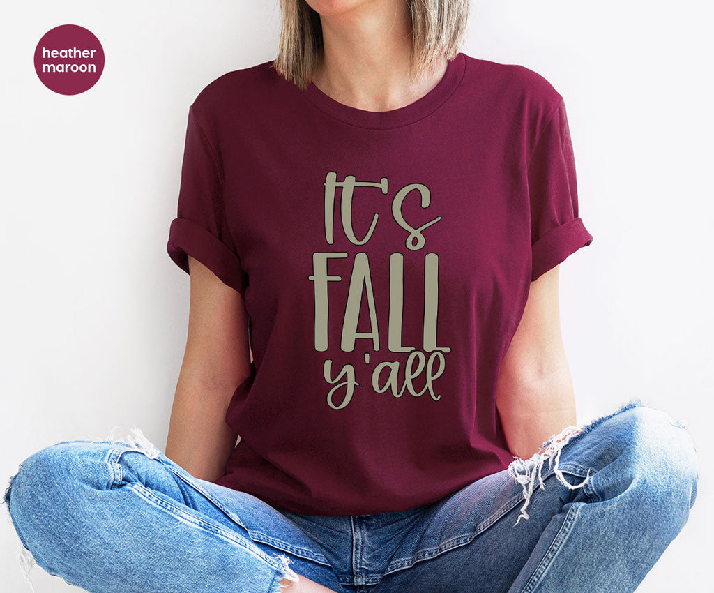 Fall Crewneck Sweatshirt, Its Yall T-Shirt, Gifts, for Her product image 45