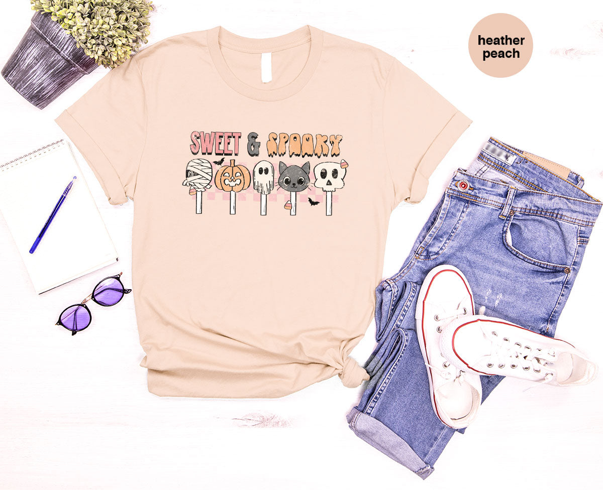 Retro Pumpkin T Shirt, Vintage Cat T-Shirt, Sweet Toddler product image 43