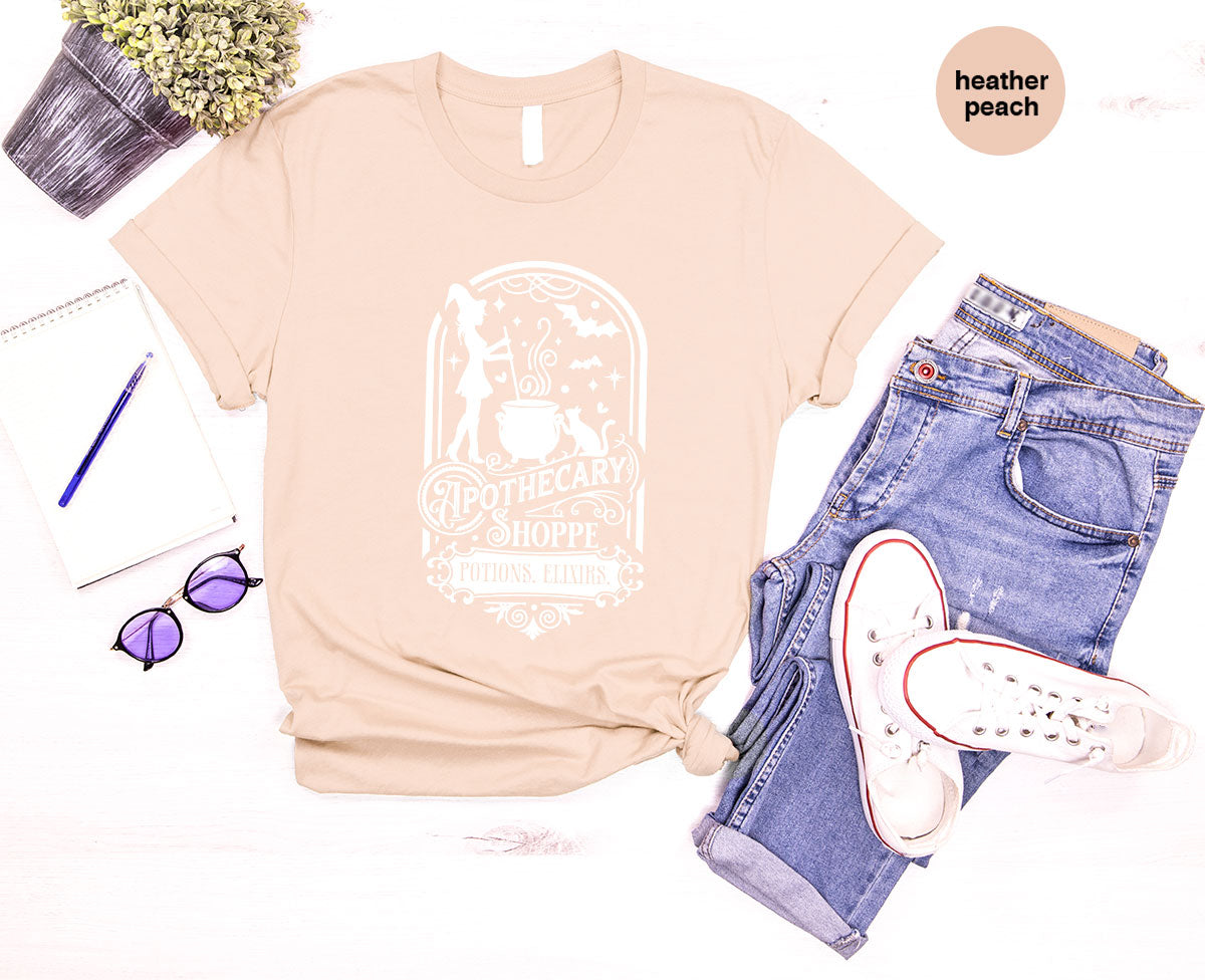 Funny Witch Shirt, Halloween Party Tshirt, Apothecary product image 49