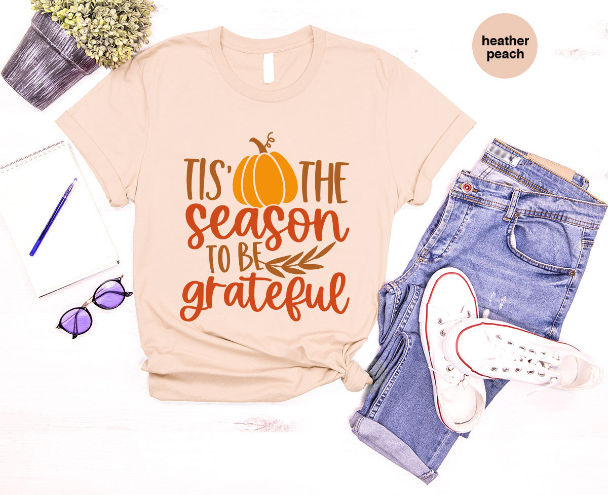 Fall T-Shirt, Autumn Crewneck Sweatshirt, Thanksgiving product image 49
