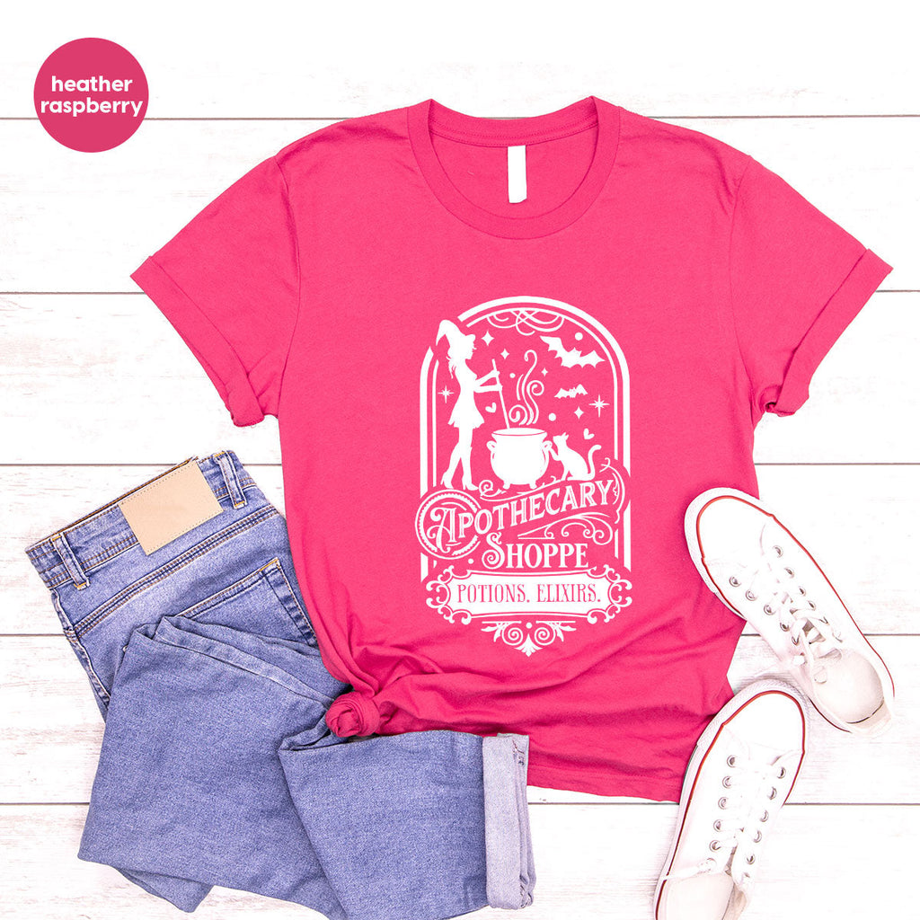 Funny Witch Shirt, Halloween Party Tshirt, Apothecary product image 50