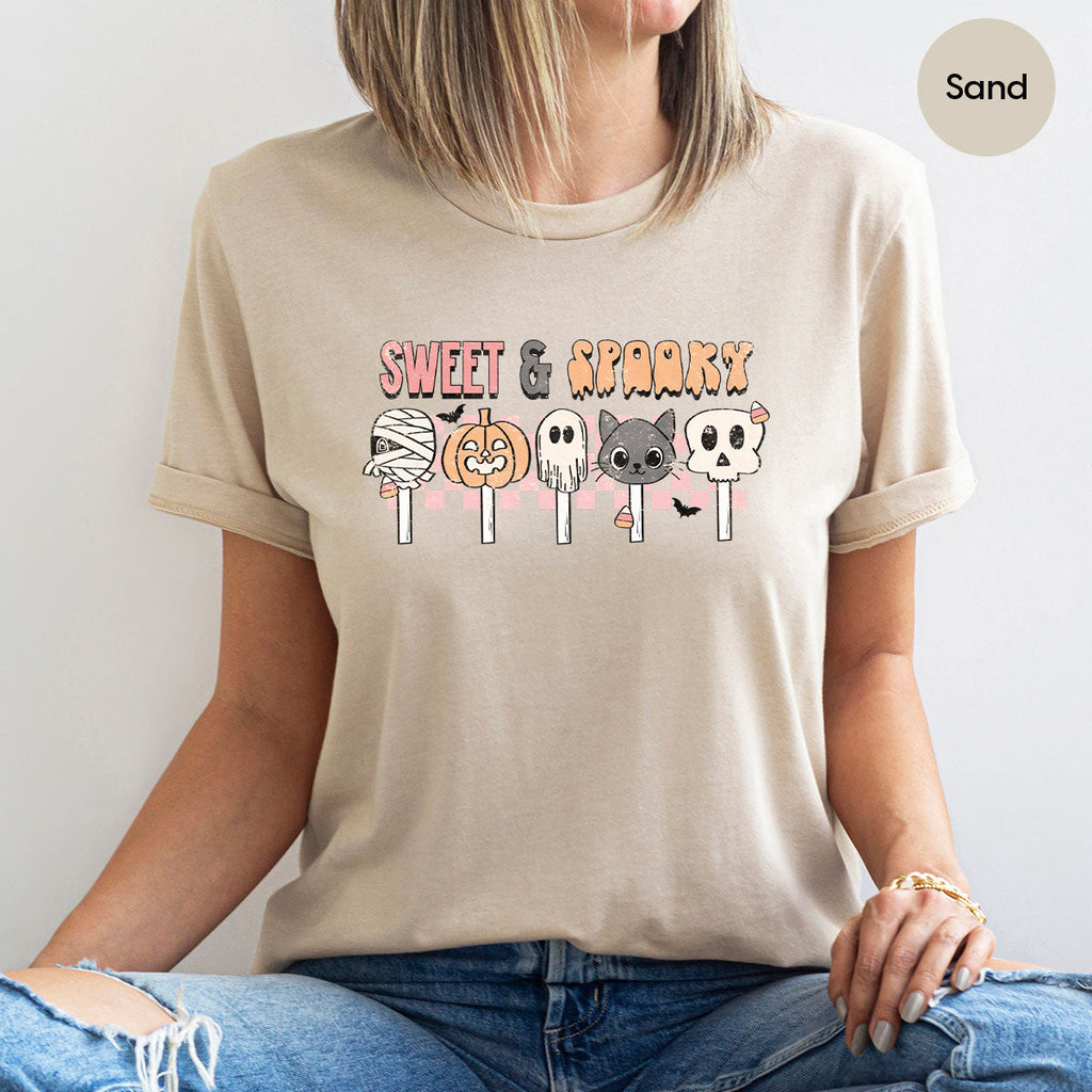 Retro Pumpkin T Shirt, Vintage Cat T-Shirt, Sweet Toddler product image 46