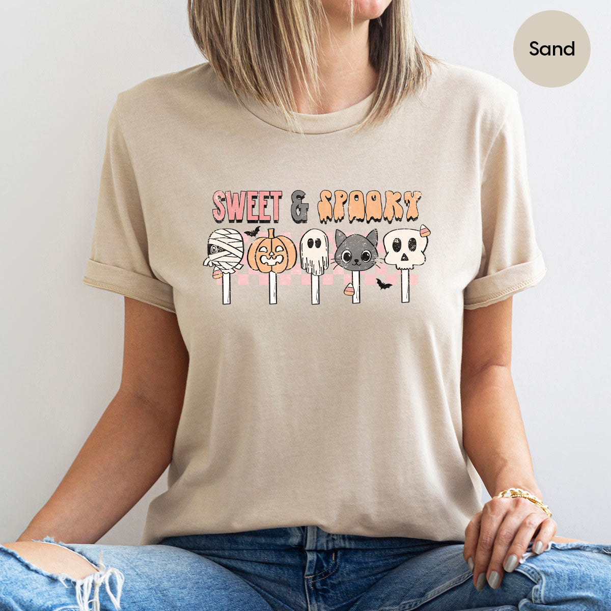Retro Pumpkin T Shirt, Vintage Cat T-Shirt, Sweet Toddler product image 46