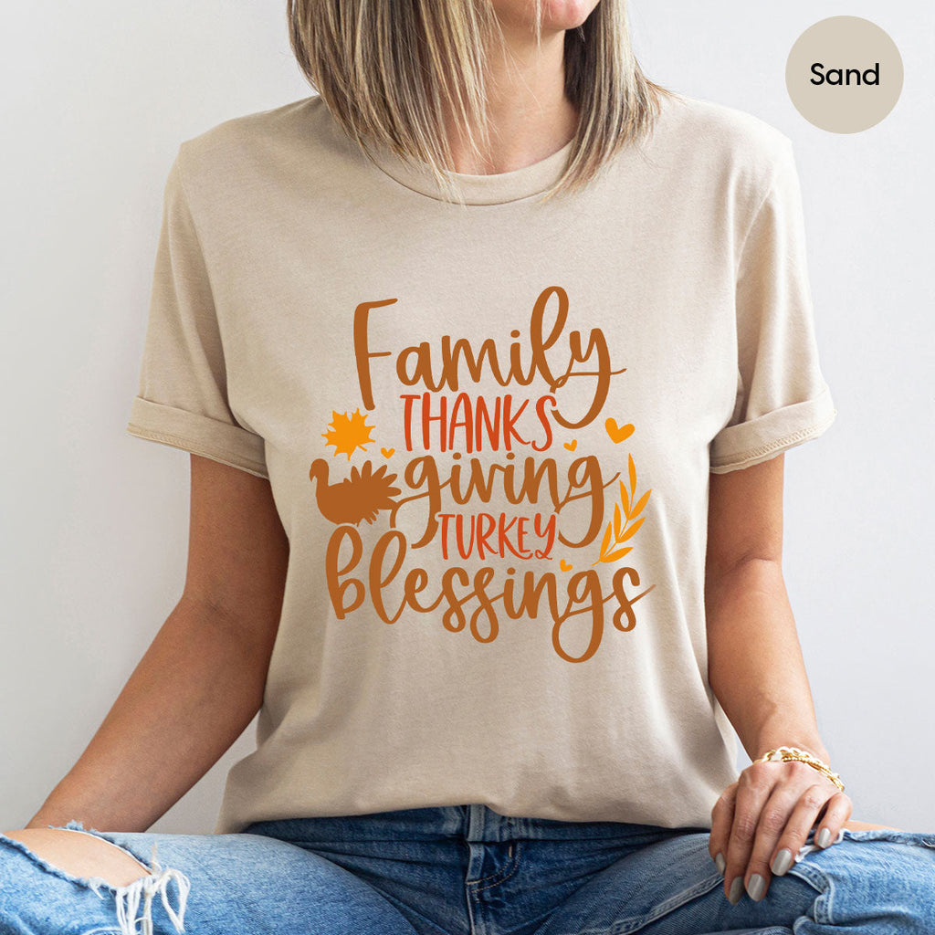 Family Thanksgiving Shirts, Gifts for Autumn Crewneck product image 49