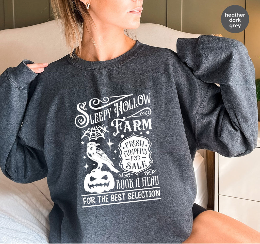 Halloween Sweatshirt, Farmer Outfit, Pumpkin Shirt, Spooky product image 52