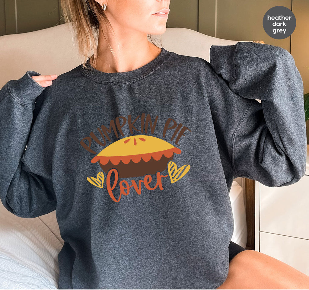 Kids Thanksgiving Shirts, Pumpkin Pie Graphic Tees, Gift product image 7