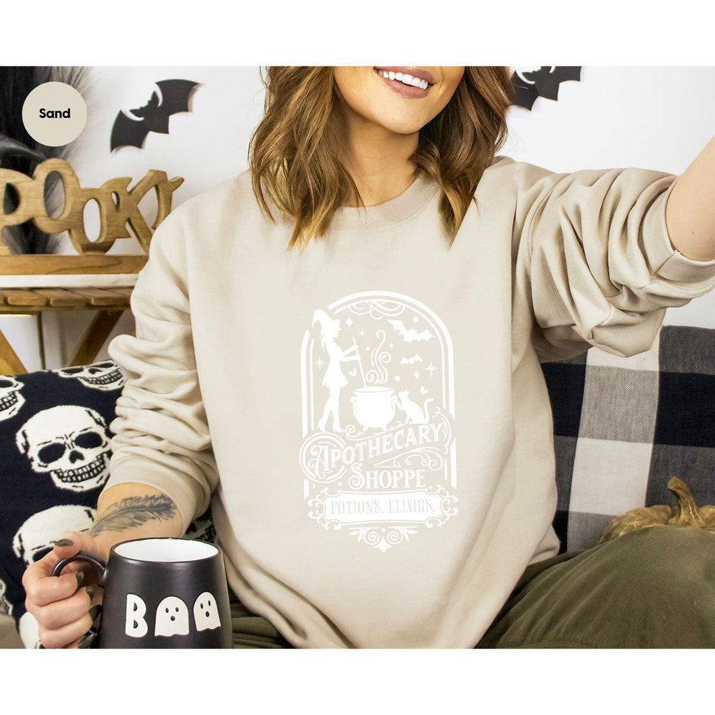 Funny Witch Shirt, Halloween Party Tshirt, Apothecary product image 54
