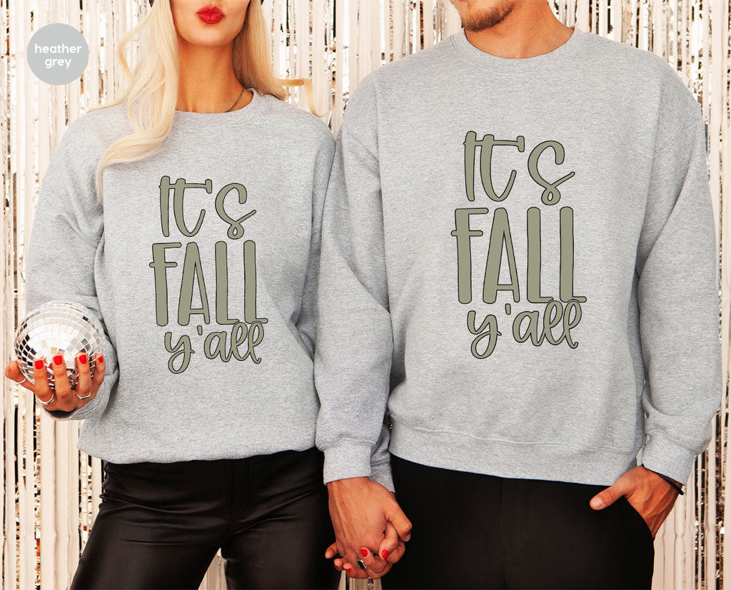 Fall Crewneck Sweatshirt, Its Yall T-Shirt, Gifts, for Her product image 58