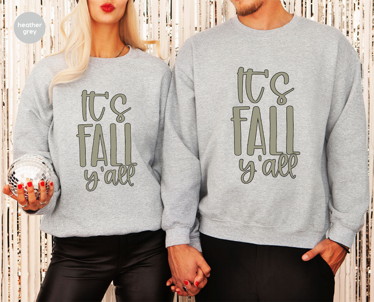 Fall Crewneck Sweatshirt, Its Yall T-Shirt, Gifts, for Her product image 58