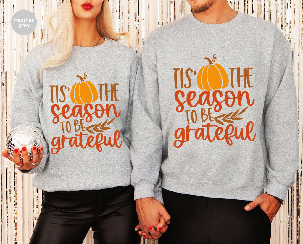 Fall T-Shirt, Autumn Crewneck Sweatshirt, Thanksgiving product image 58