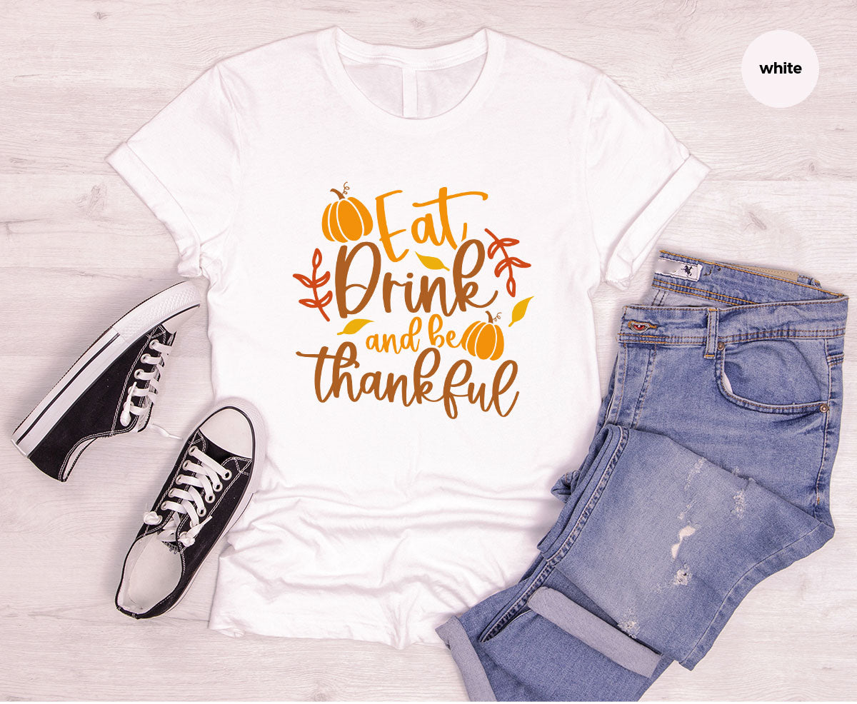 Cute Pumpkin T-Shirt, Fall Graphic Tees, Thankful Gifts product image 22